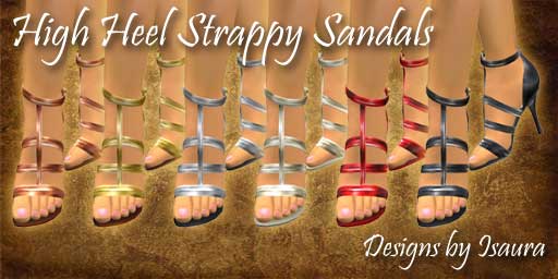 High Heel Strappy Sandals High Heel Strappy Sandals