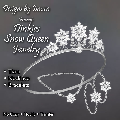 Dinkies Snow Queen Jewelry