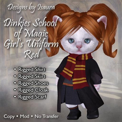 Dinkies School of Magic Girl Red